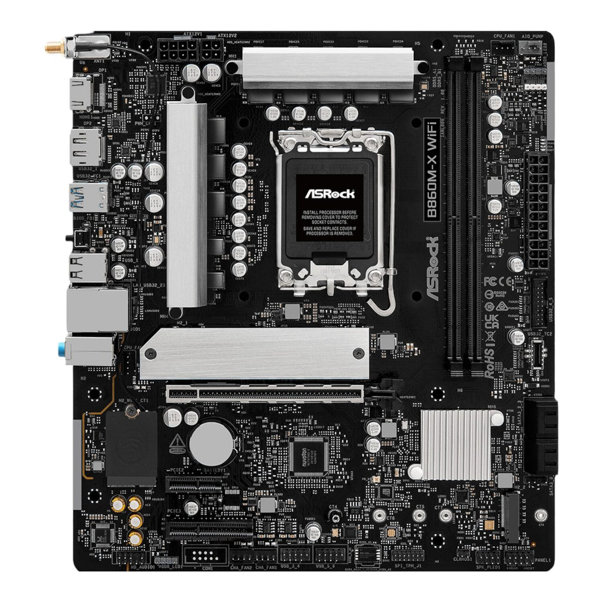ASRock B860M-X WIFI Micro ATX DDR5 Motherboard (PCIe 5 and Wi-Fi 6E) – image 2