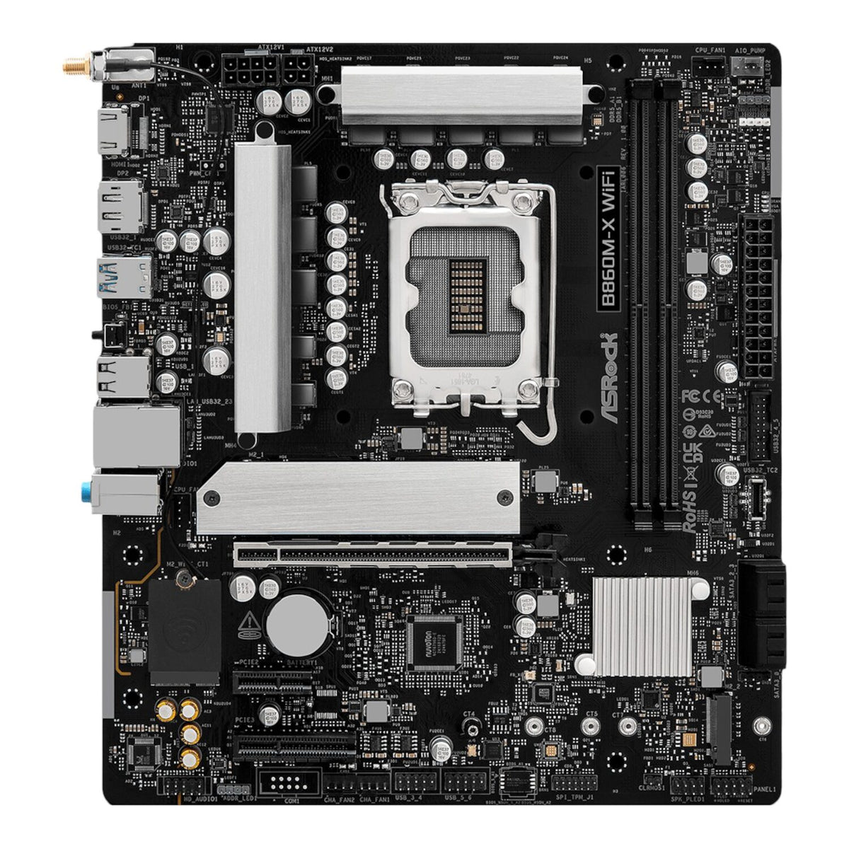 ASRock B860M-X Micro ATX DDR5 Motherboard (PCIe 5 and Wi-Fi 6E) – image 3