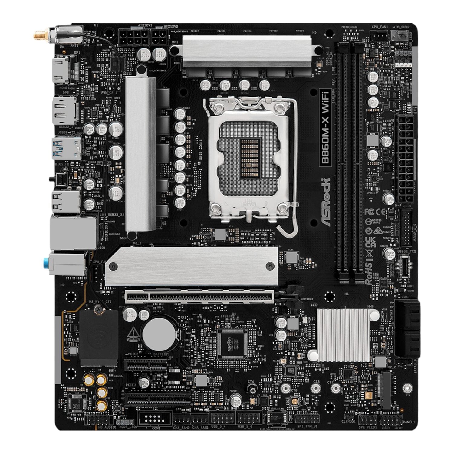 ASRock B860M-X Micro ATX DDR5 Motherboard (PCIe 5 and Wi-Fi 6E) – image 3