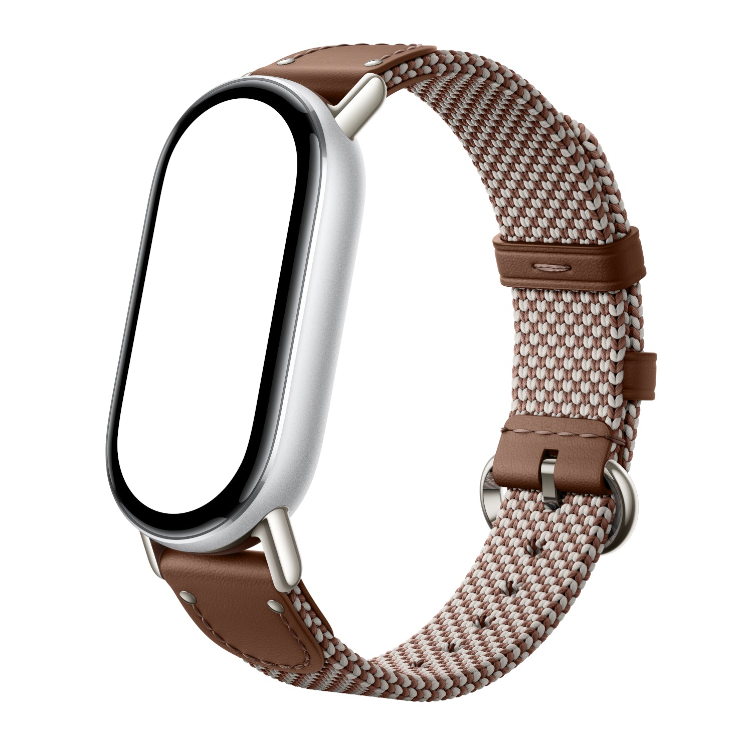Xiaomi Smart Band 10 Knitted Silk Strap - Feather Brown – image 2