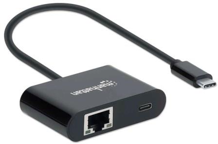 Manhattan SuperSpeed USB Type C to Gigabit Network Adapter