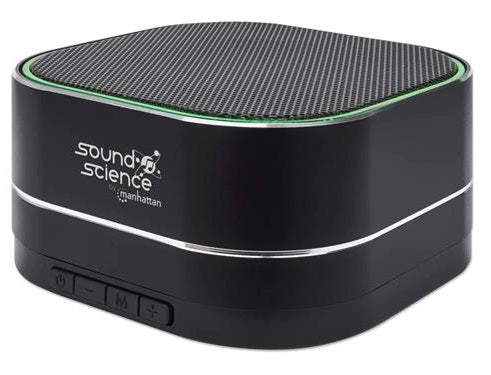 Manhattan Sound Science Metallic LED Bluetooth Speaker