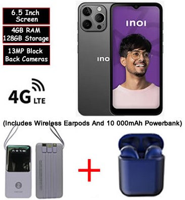 INOI A72 128GB Storage 4GB Memory NFC Android Smart Phone