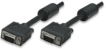 Manhattan Black 7.5m SVGA Monitor Cable