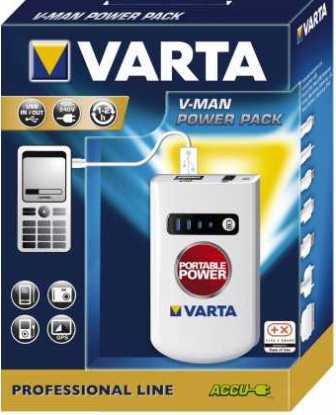 Varta V Man USB Portable Power Pack Set