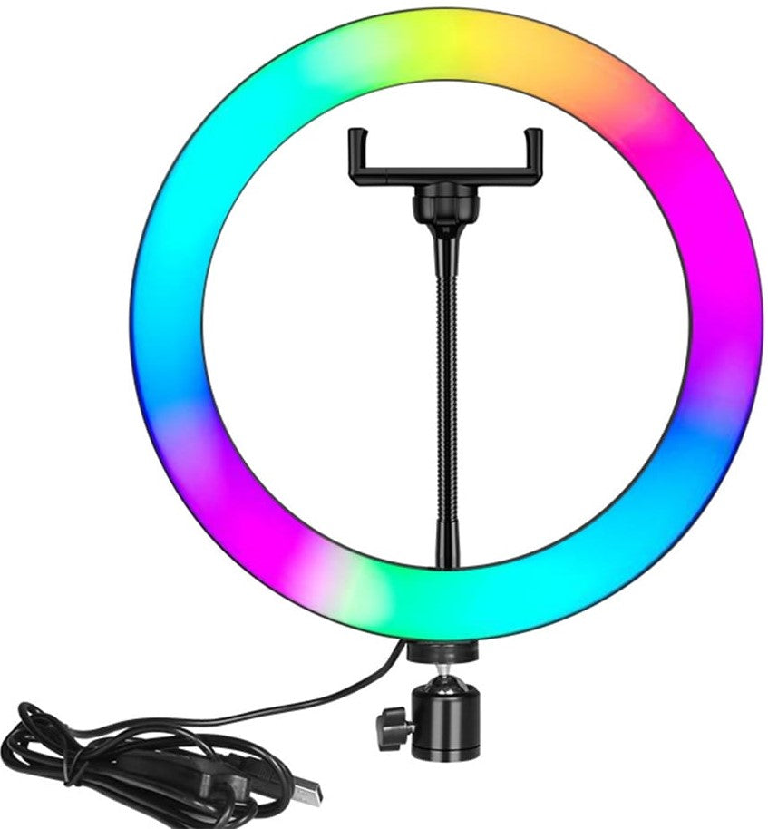 Nesty 10 Inch Multipurpose USB Powered Selfie RGB LED Ring - image 2