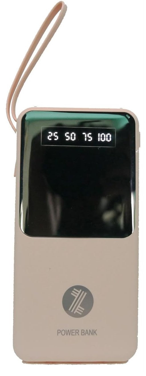 Viaking Power Bank 10 000 mAh Capacity Colour Light Pink