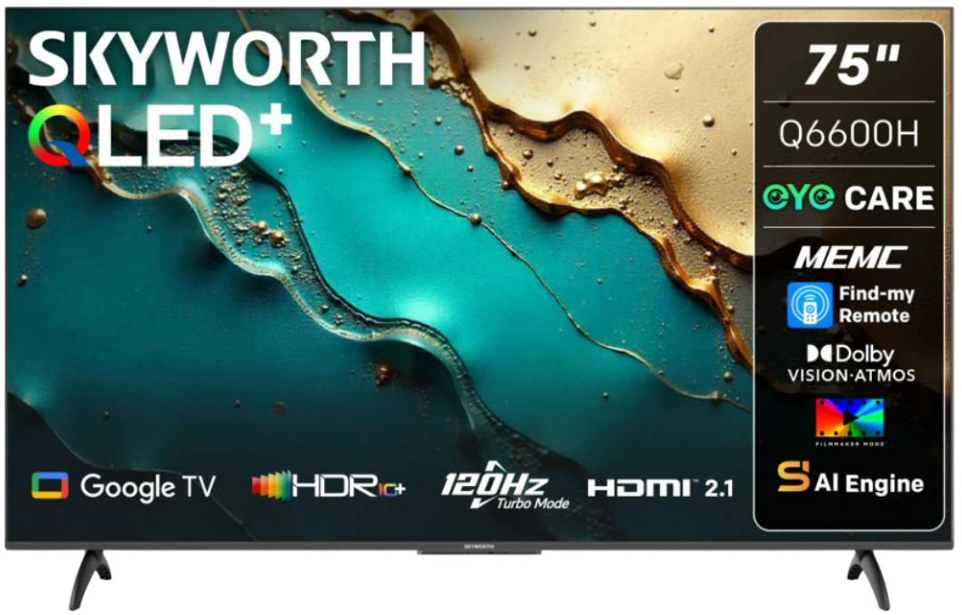 Skyworth 75-Inch Q6600H 4K UHD QLED Google TV - image 2