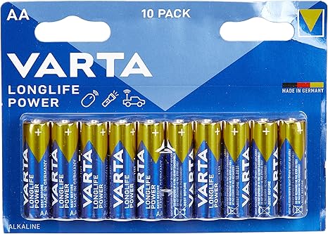 VARTA Longlife Power AA 10PK High Energy Battery