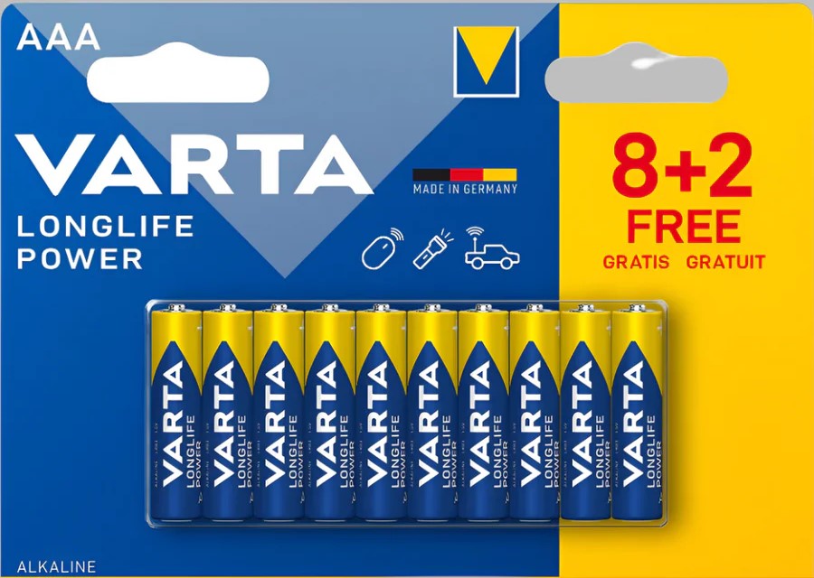 Varta LongLife Power Alkaline AAA 10 Battery - image 2