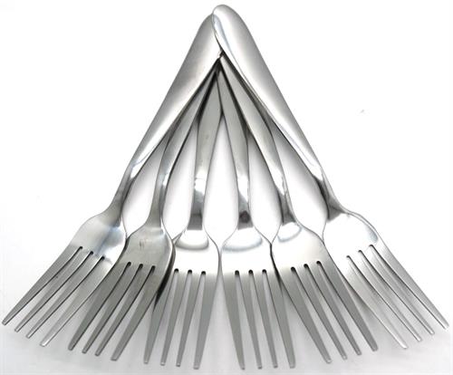 Casey Catering 6 Piece Stainless Steel Dinner Dessert Forks