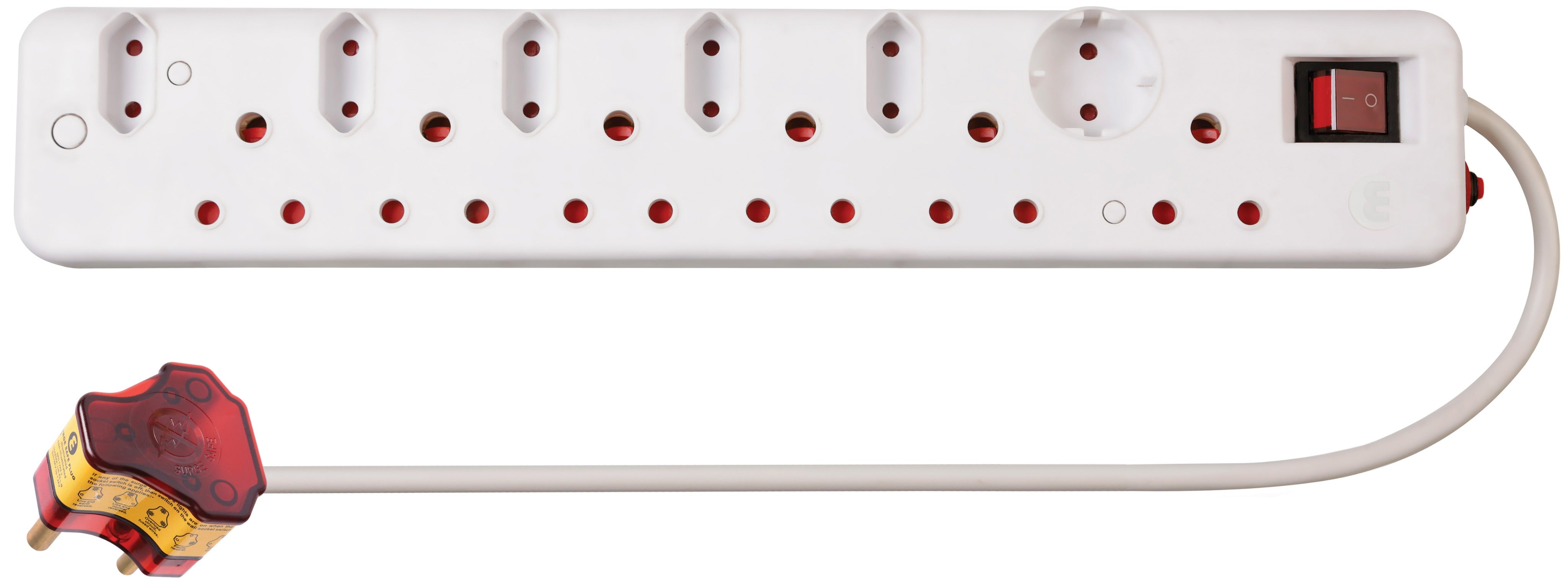Ellies 12 Way Surge Multiplug Adator