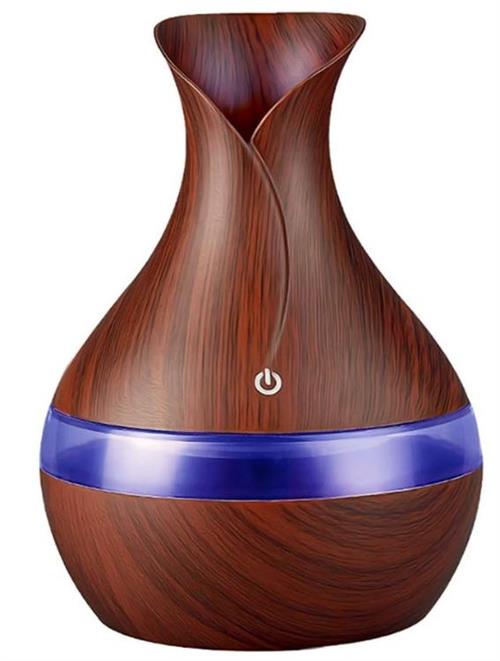 Casey Ultrasonic Aroma Portable Humidifier Dark Wood Grain