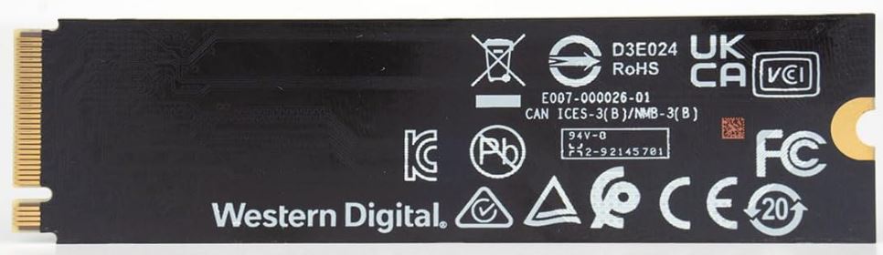 HP Western Digital M.2 2280 NVMe PCIE OEM SSD