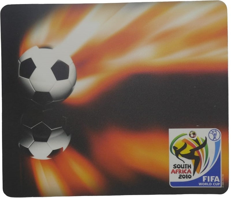 UniQue Soccer And Fire Mouse Pad