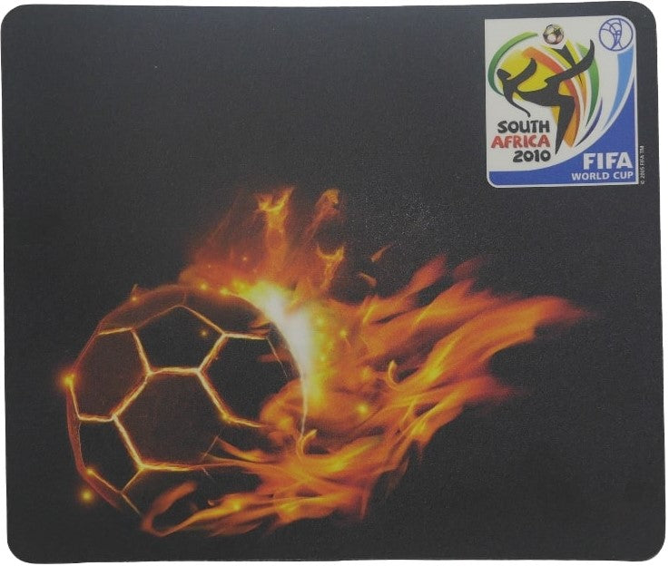 UniQue Ball On Fire Mouse Pad