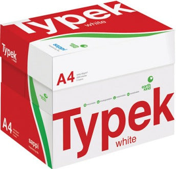 Typek A4 Paper 80grams 5x Reams Paper Box
