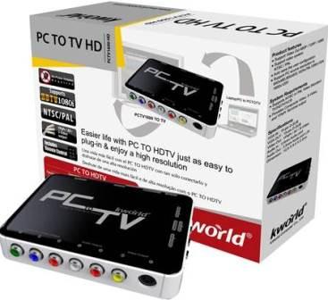 Kworld PC to TV Converter:Support video system NTSC