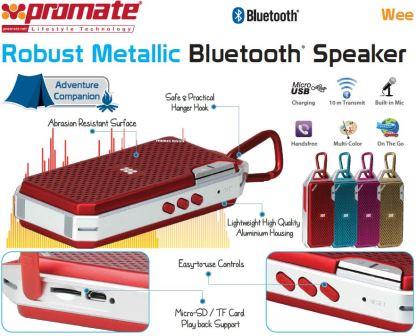 Promate Wee Robust Metallic Bluetooth Speaker