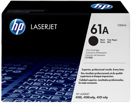 HP 61A C8061A Black LaserJet Toner Cartridge