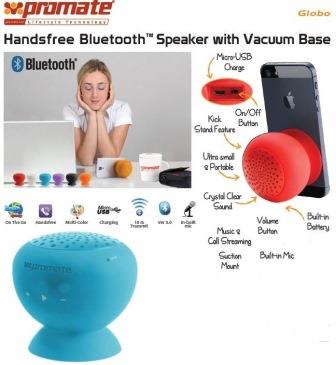Promate Blue Globo 2 Portable Bluetooth Speaker