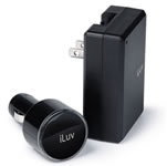 iLuv International USB power adapter iPods and iPads 2 and