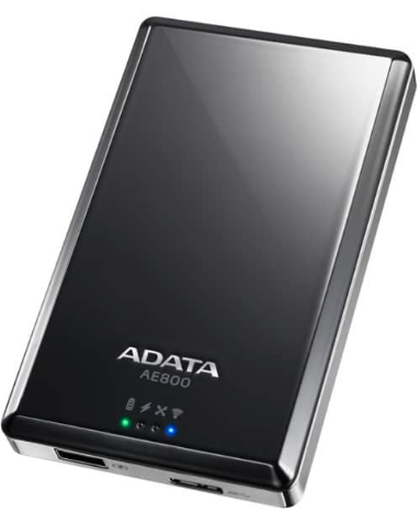 ADATA DashDrive Air AE800 500GB Wireless HDD & Powerbank
