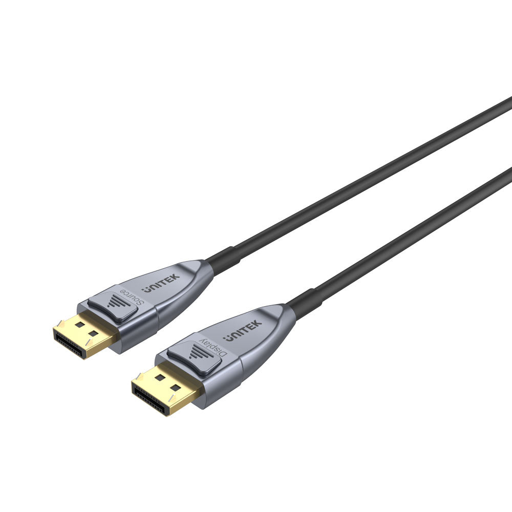 UNITEK C1618GY 20M 8K ACTIVE OPTICAL DISPLAYPORT 1.4 CABLE