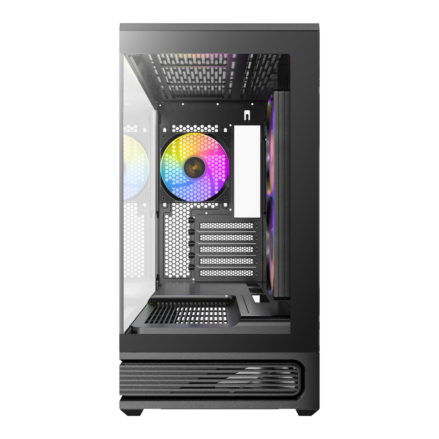 Antec C2M ARGB Compact Micro-ATX Gaming Chassis - Black – image 2