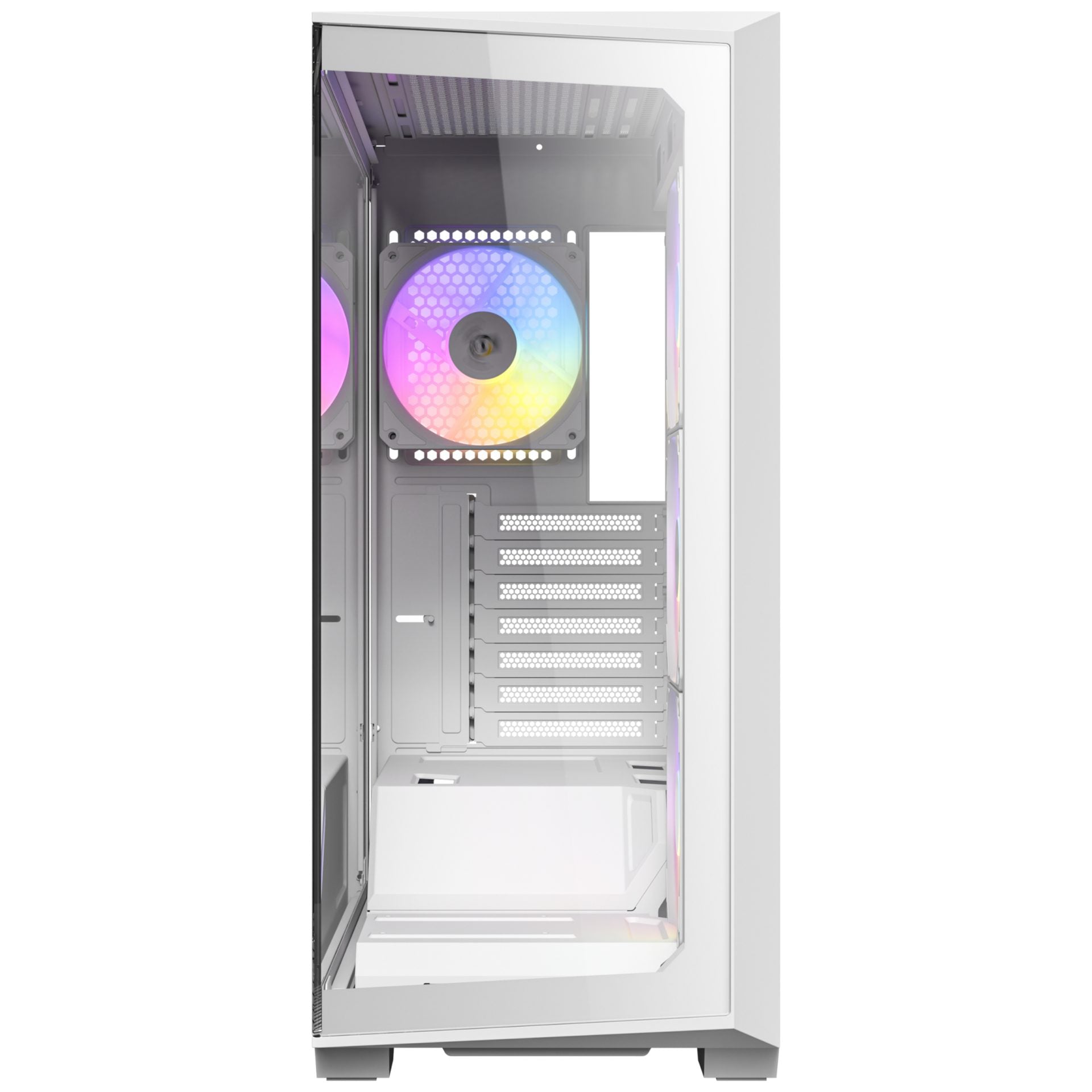 Antec C3 ARGB ATX | Micro-ATX | ITX ARGB Mid-Tower Gaming Chassis – White – image 2