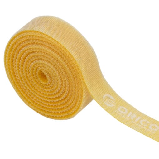 ORICO 1m Hook & Loop Cable Management Tie – Yellow