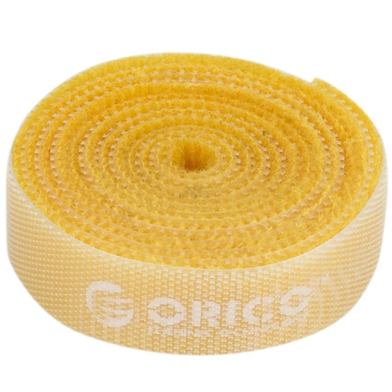 ORICO 1m Hook & Loop Cable Management Tie – Yellow