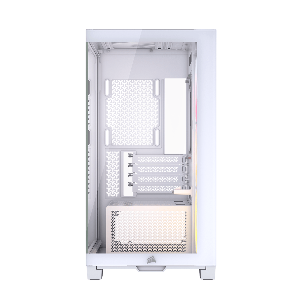 Corsair 2800X RS-R ARGB Micro-ATX PC Case – White – image 2