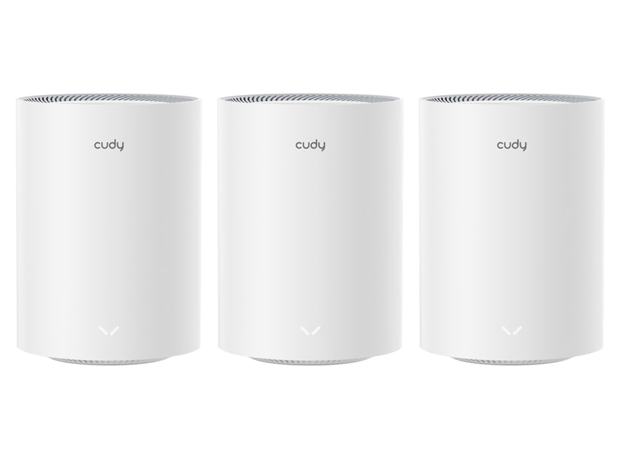 Cudy Dual Band WiFi 6 3000Mbps Multi-Gigabit Mesh 3-Pack | M3000 (3-Pack)