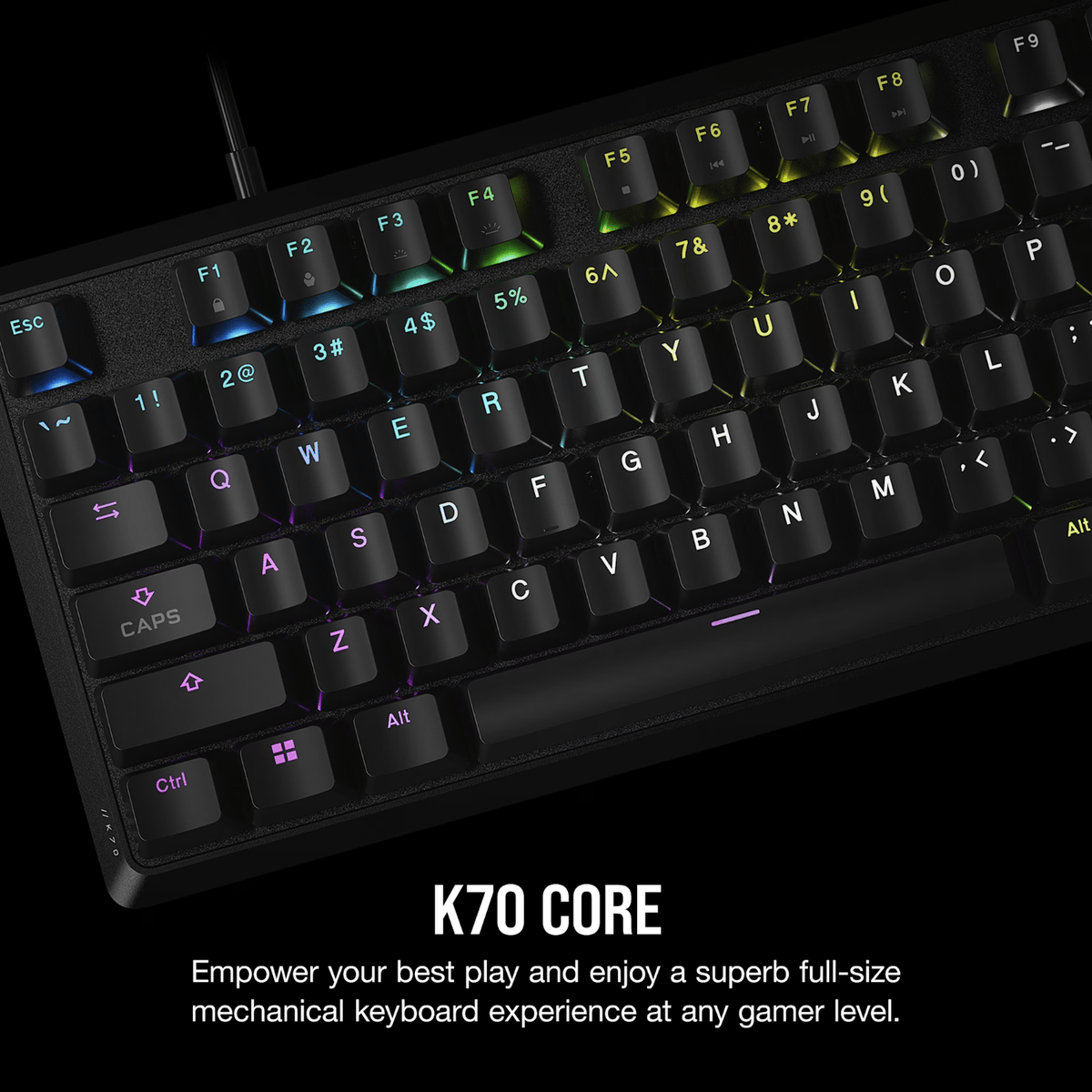Corsair K70 CORE RGB Mechanical Gaming Keyboard - Black – image 2
