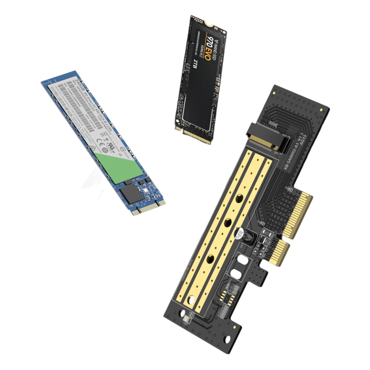 UGREEN CM302 M.2 M/B-Key to PCI-E 3.0 Expansion Card – image 2