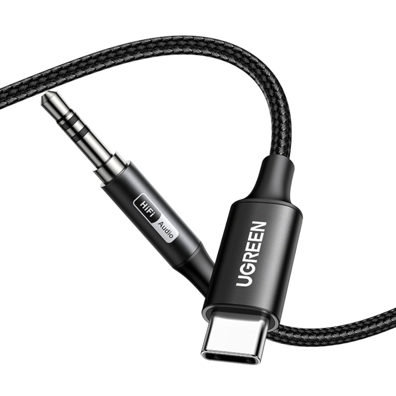 UGREEN USB Type-C to 3.5mm AUX Audio Cable 2M - Black – image 2