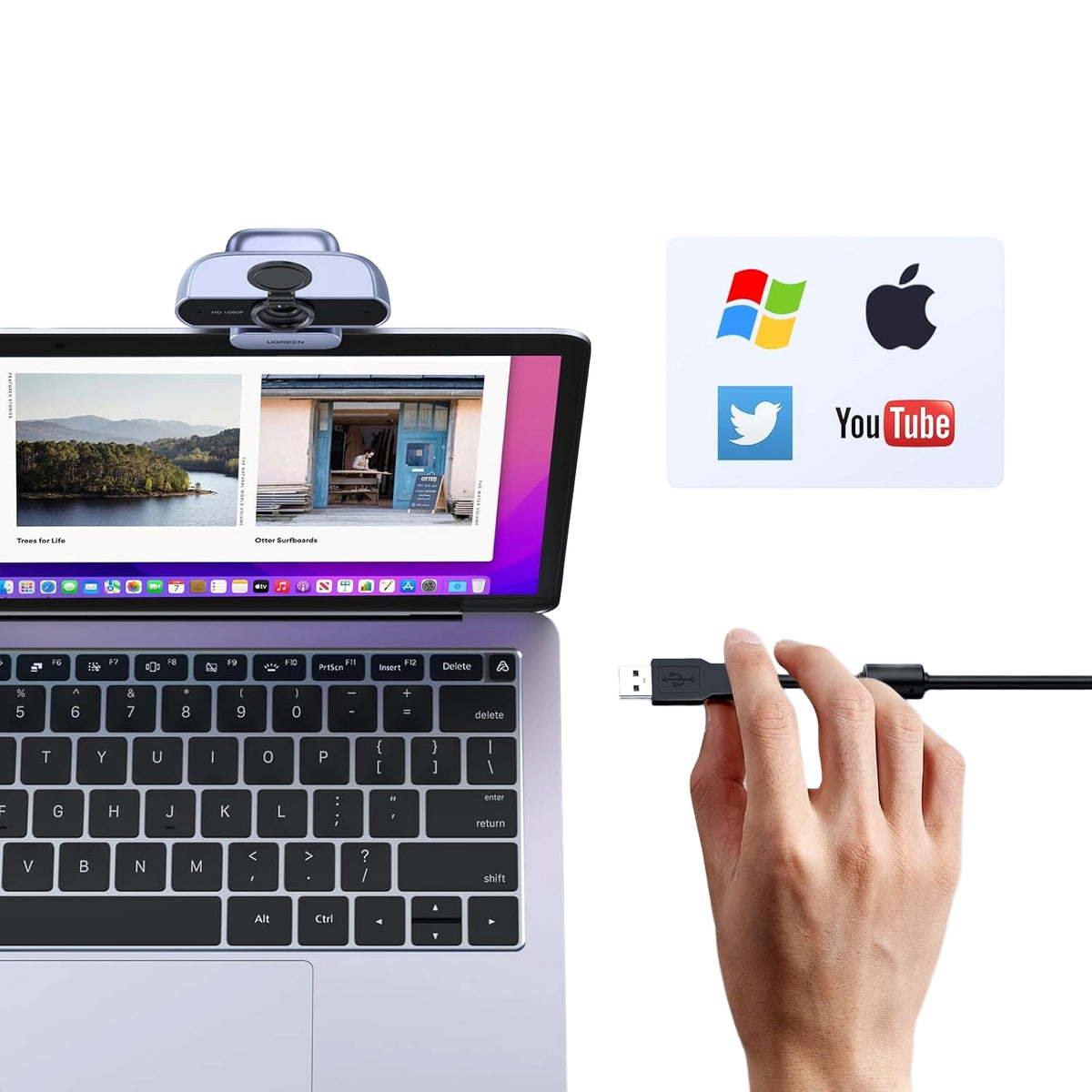 UGREEN USB 1080P Webcam 30fps – image 4