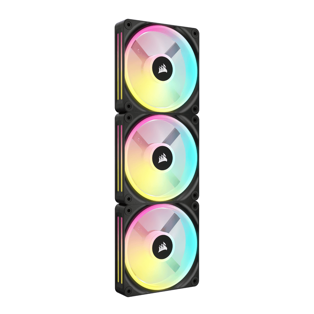 Corsair iCUE LINK QX120 RGB 120mm PWM PC Fans Starter Kit with iCUE LINK System Hub – image 2