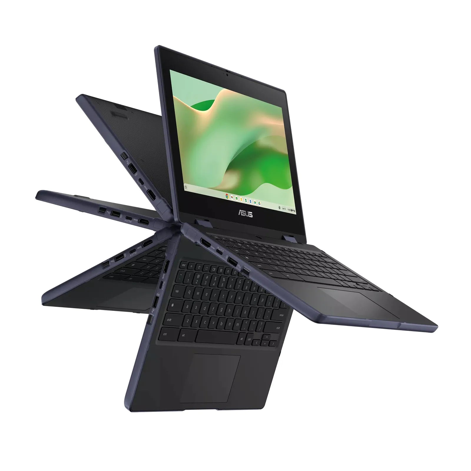 Asus Chromebook CR11 Flip 11.6" Intel-N100 4GB 64GB Blue Chrome-OS Notebook