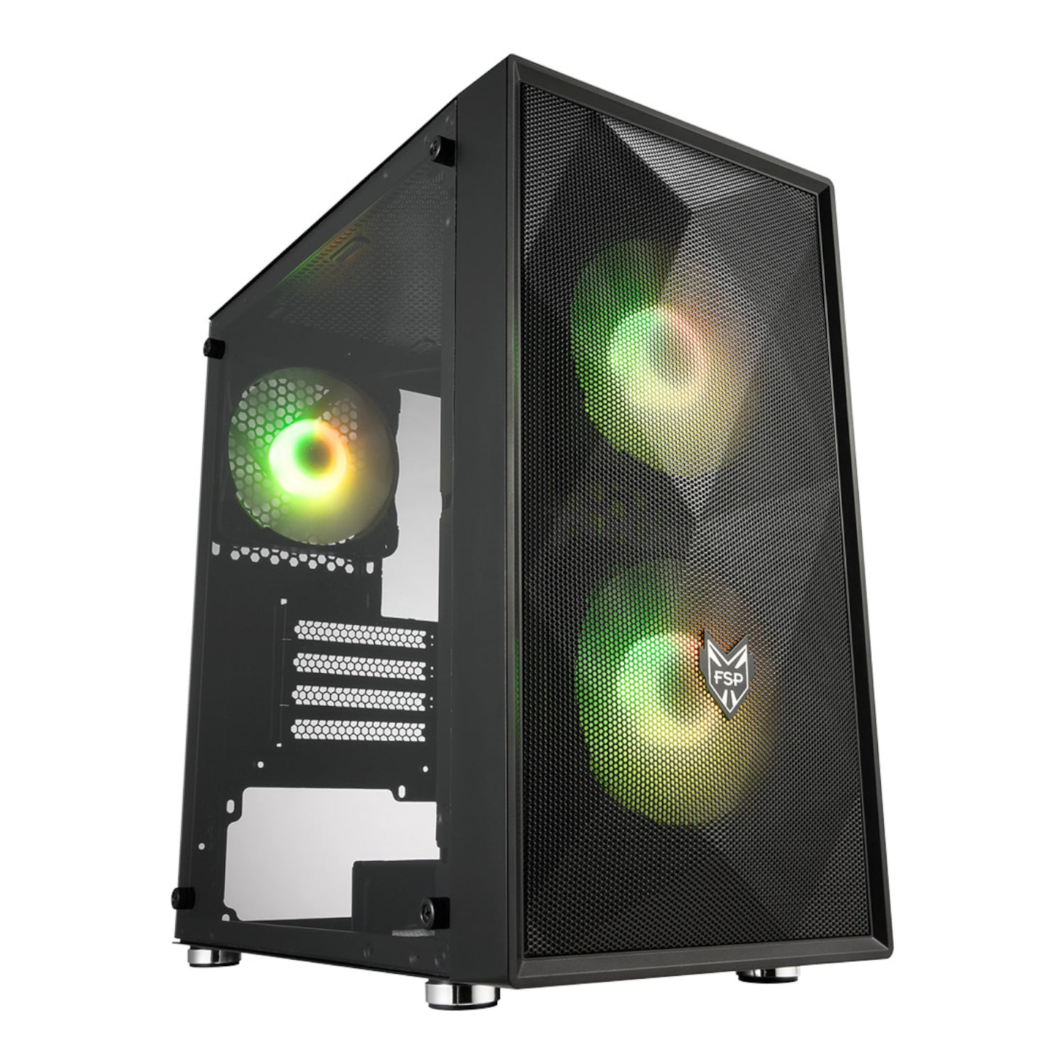 FSP CST130A Micro-ATX Gaming Chassis - Black – image 2