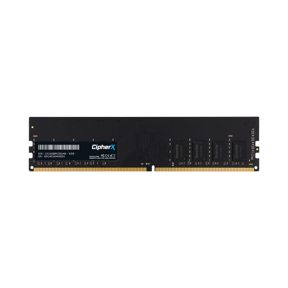 CIPHERX 8GB DDR5 SODIMM NOTEBOOK MEMORY