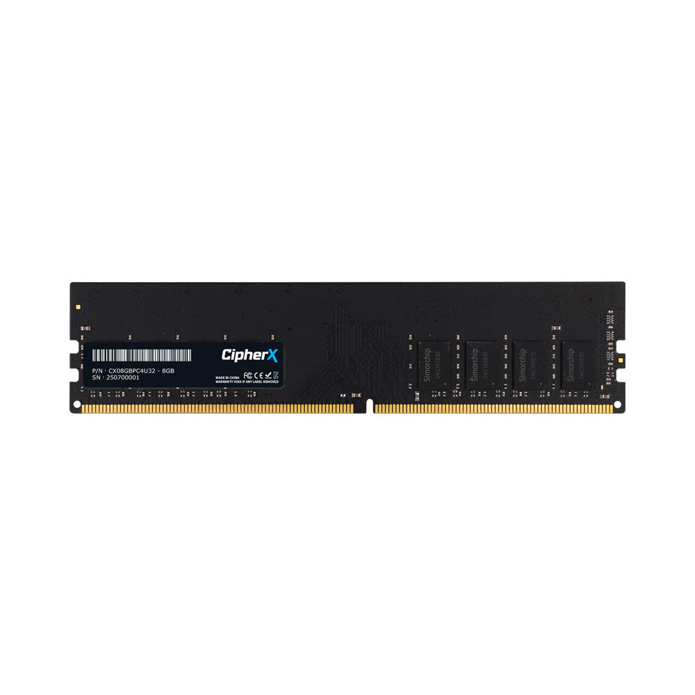 CIPHERX 8GB DDR4 UDIMM DESKTOP MEMORY