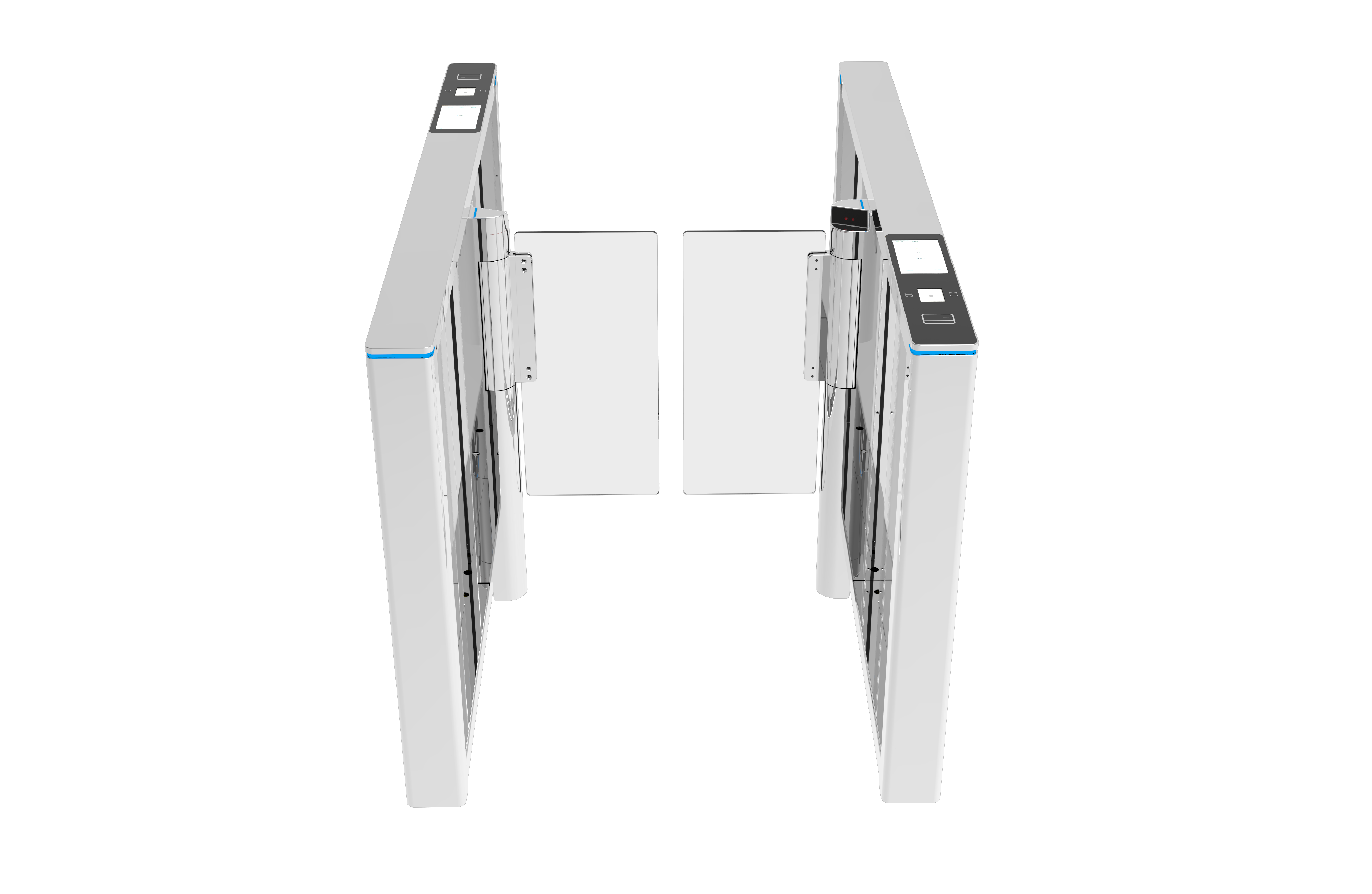 ZKTeco Comet Series - S1000 Swing Barrier - Face QR & RFID