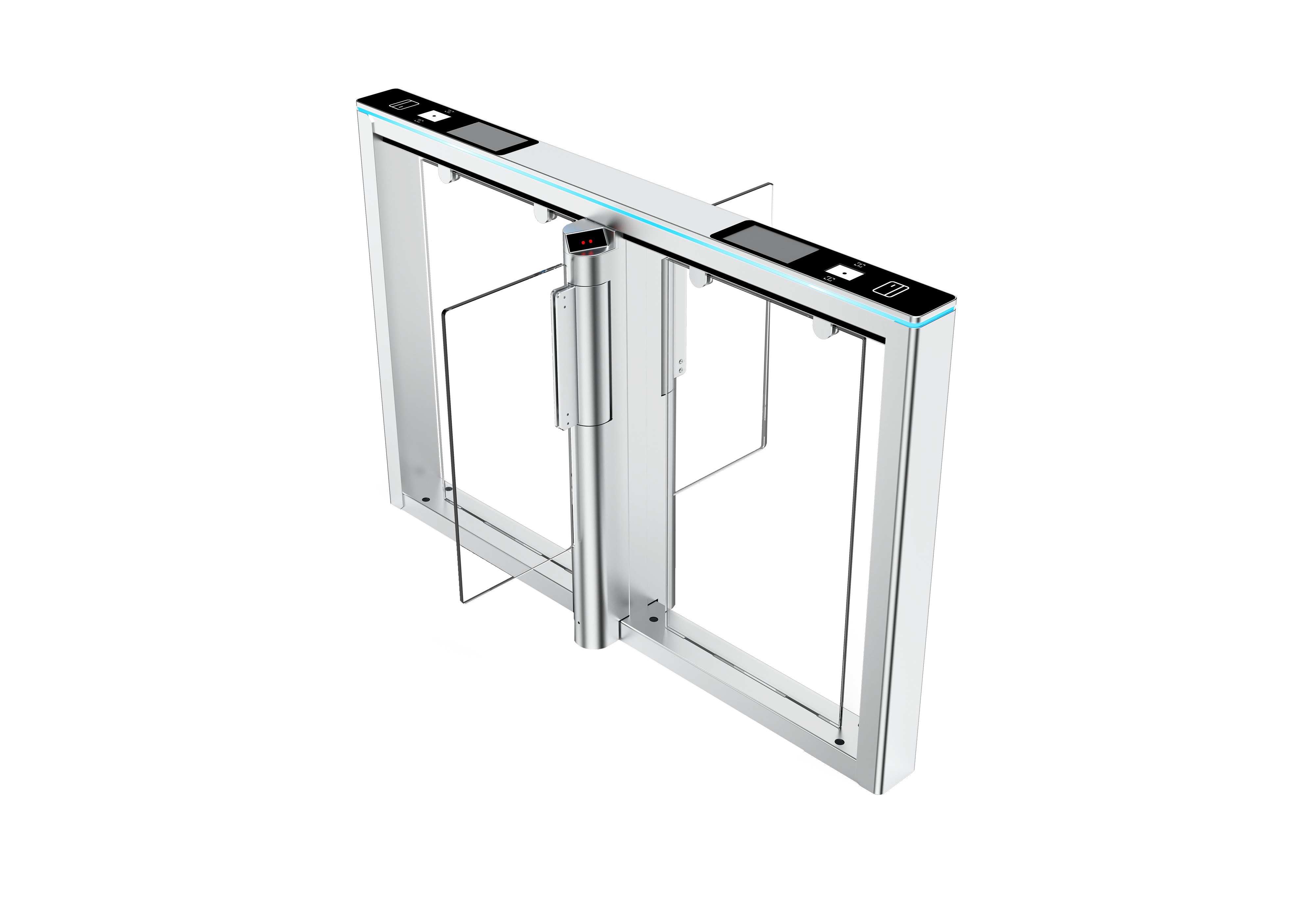 ZKTeco Comet Series - S1200 Swing Barrier - Face QR & RFID