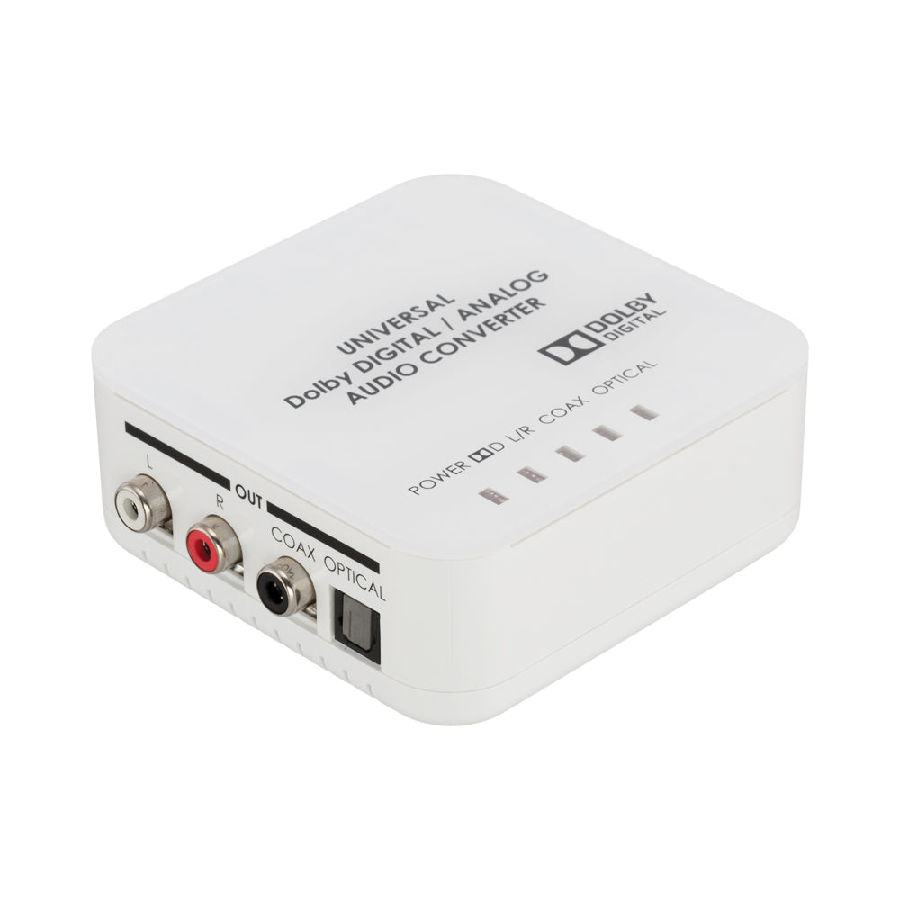 TOSLINK, COAX, RCA AUDIO CONVERTER, DIGITAL DECODE