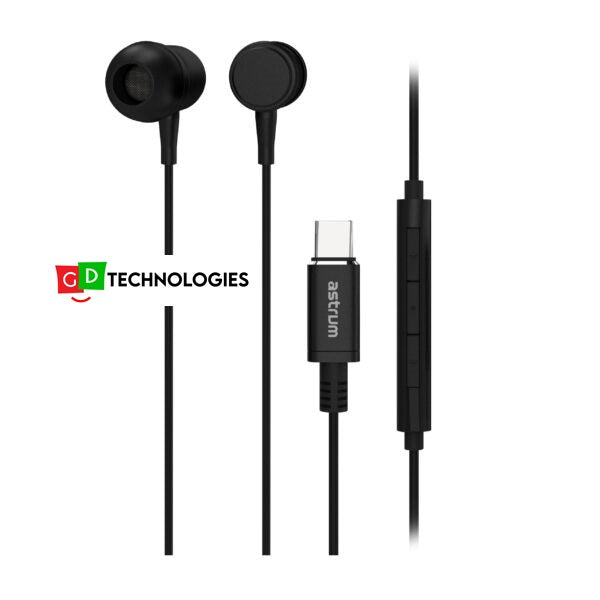 USB-C Stereo Metal Earphones with Mic