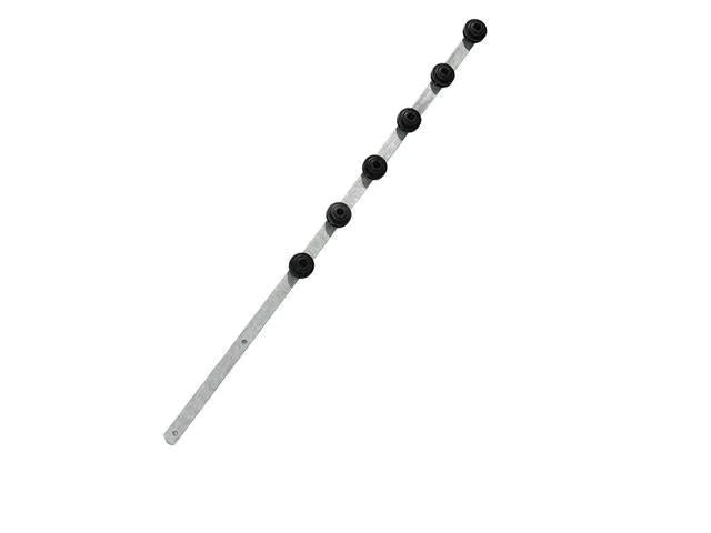 5 WIRE BLACK STRAIGHT FLATBAR