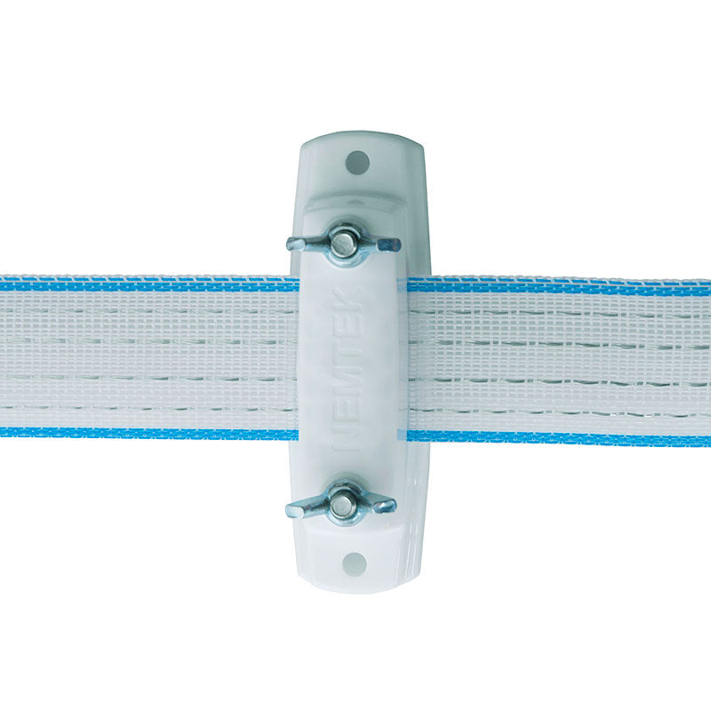 End and Corner Post Tape Insulator White