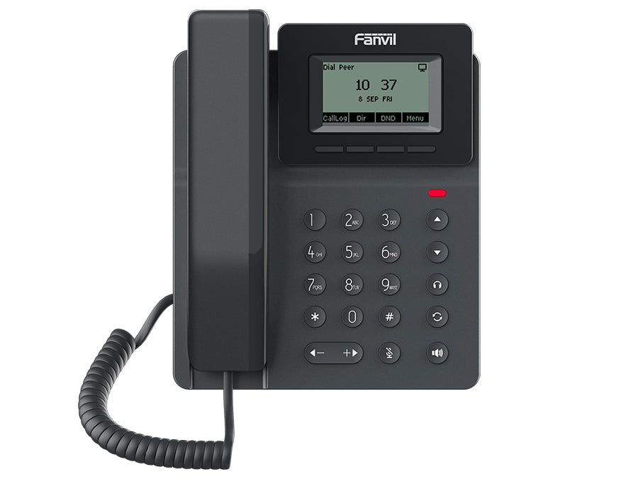 Fanvil 2SIP Fast Ethernet Entry Level PoE VoIP Phone